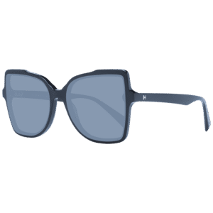 Ana Hickmann Schmetterling Sonnenbrille HI9196 55A01 in Schwarz – 45° Seitenansicht