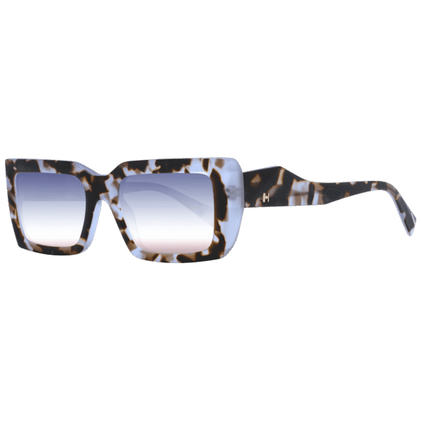 Ana Hickmann Rechteck Sonnenbrille HI9199 53G21 in Braun – 45° Seitenansicht