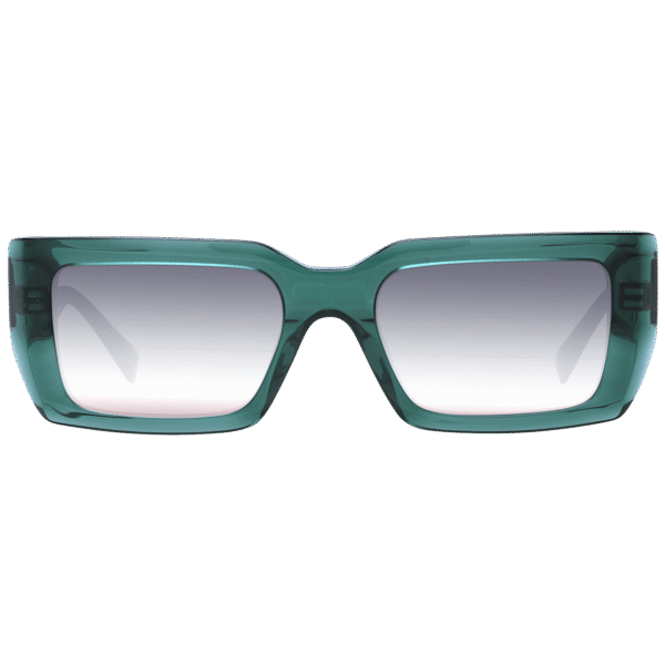 Ana Hickmann Sonnenbrille HI9199 53T01 – Frontansicht mit Azetat Rahmen und Grau Gläsern