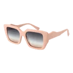 Ana Hickmann Quadrat Sonnenbrille HI9200 53D01 in Rosa – 45° Seitenansicht