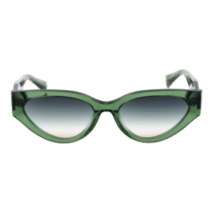 Ana Hickmann Sonnenbrille HI9203 56P03 – Frontansicht mit Azetat Rahmen und Grün Gläsern