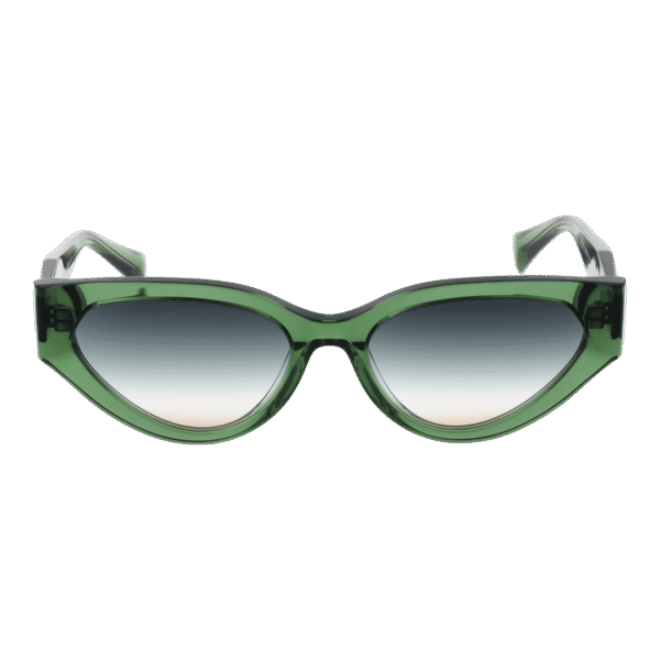 Ana Hickmann Sonnenbrille HI9203 56P03 – Frontansicht mit Azetat Rahmen und Grün Gläsern