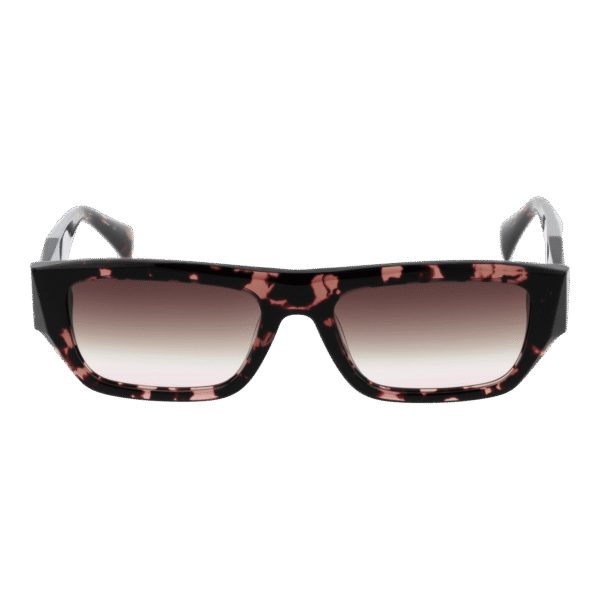 Ana Hickmann Sonnenbrille HI9204 54G21 – Frontansicht mit Azetat Rahmen und Braun Gläsern