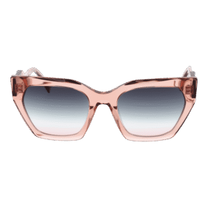 Ana Hickmann Sonnenbrille HI9205 53T01 – Frontansicht mit Azetat Rahmen und Grau Gläsern