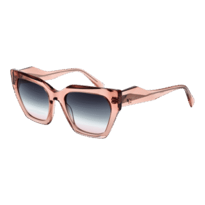 Ana Hickmann Katzenaugen Sonnenbrille HI9205 53T01 in Rosa – 45° Seitenansicht