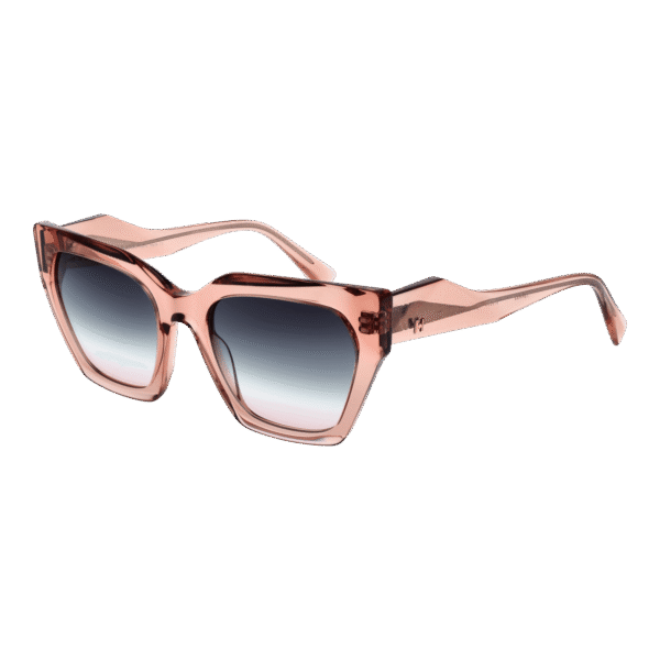 Ana Hickmann Katzenaugen Sonnenbrille HI9205 53T01 in Rosa – 45° Seitenansicht