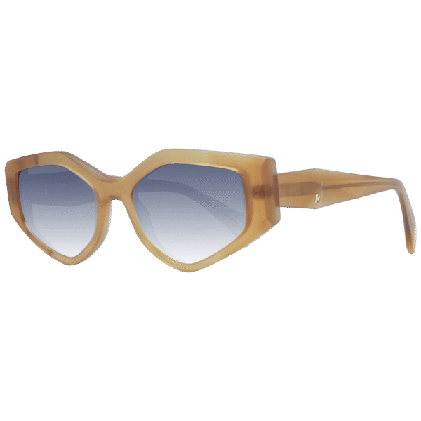 Ana Hickmann Sonnenbrille HI9211 54T01 – 45° Seitenansicht Ana Hickmann Geometric Sonnenbrille HI9211 54T01 in Honig – 45° Seitenansicht