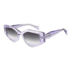 Ana Hickmann Katzenaugen Sonnenbrille HI9211 54T02 in Lila – 45° Seitenansicht