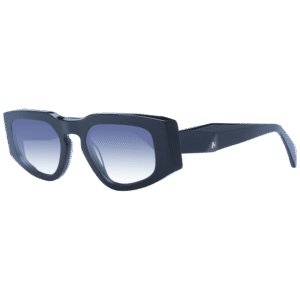 Ana Hickmann Geometric Sonnenbrille HI9220 51A01 in Schwarz – 45° Seitenansicht