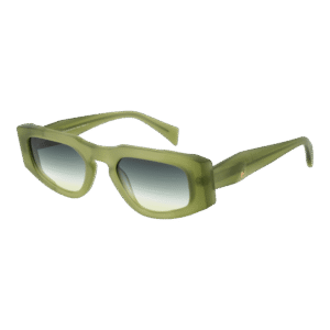 Ana Hickmann Geometric Sonnenbrille HI9220 51T01 in Grün – 45° Seitenansicht