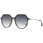 Ana Hickmann Rund Sonnenbrille HIC9025 59G21 in Braun – 45° Seitenansicht