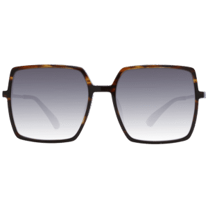 Ana Hickmann Sonnenbrille HIC9026 58E01 – Frontansicht mit Azetat Rahmen und Grau Gläsern