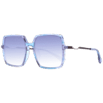 Ana Hickmann Quadrat Sonnenbrille HIC9026 58E02 in Lila – 45° Seitenansicht