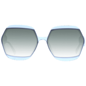 Ana Hickmann Sonnenbrille HIC9046 61T01 – Frontansicht mit Azetat Rahmen und Grün Gläsern