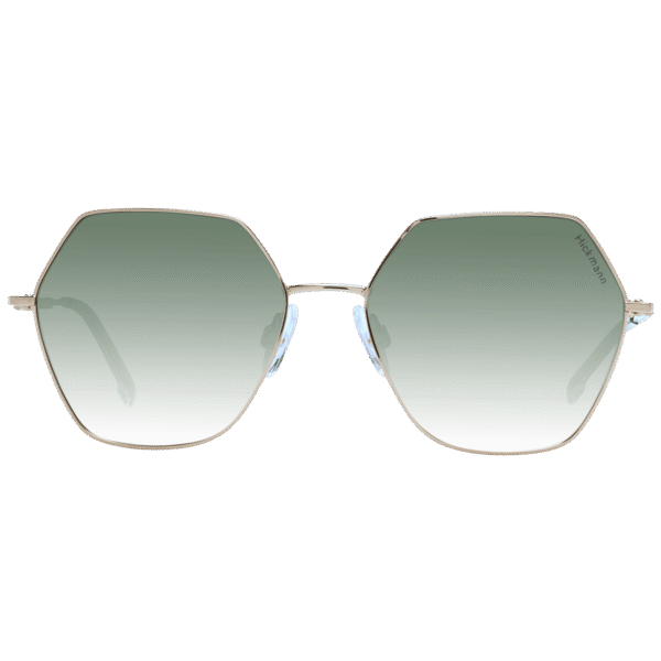 Ana Hickmann Sonnenbrille HIY3000 5304A – Frontansicht mit Metall Rahmen und Grün Gläsern