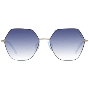 Ana Hickmann Sonnenbrille HIY3000 5309A – Frontansicht mit Metall Rahmen und Blau Gläsern