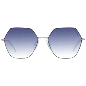 Ana Hickmann Sonnenbrille HIY3000 5309A – Frontansicht mit Metall Rahmen und Blau Gläsern