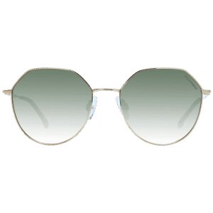 Ana Hickmann Sonnenbrille HIY3001 5204A – Frontansicht mit Metall Rahmen und Grün Gläsern