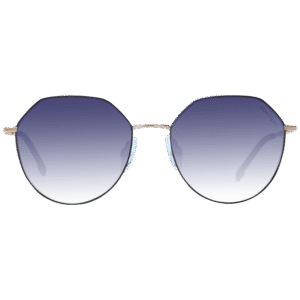 Ana Hickmann Sonnenbrille HIY3001 5209A – Frontansicht mit Metall Rahmen und Blau Gläsern