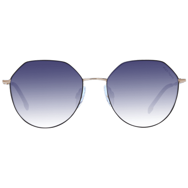 Ana Hickmann Sonnenbrille HIY3001 5209A – Frontansicht mit Metall Rahmen und Blau Gläsern