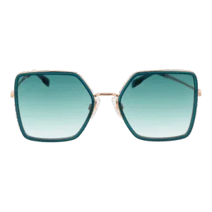 Ana Hickmann Sonnenbrille HIY3002 52H01 – Frontansicht mit Metall Rahmen und Grün Gläsern
