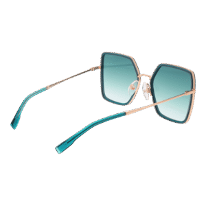 Rückansicht der Ana Hickmann Sonnenbrille HIY3002 52H01 – Metall Rahmen