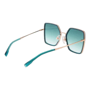 Rückansicht der Ana Hickmann Sonnenbrille HIY3002 52H01 – Metall Rahmen
