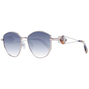 Ana Hickmann Geometric Sonnenbrille HIY3004 5205A in Gold – 45° Seitenansicht