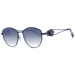 Ana Hickmann Geometric Sonnenbrille HIY3004 5209A in Schwarz – 45° Seitenansicht