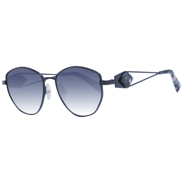 Ana Hickmann Sonnenbrille HIY3004 5209A – 45° Seitenansicht Ana Hickmann Geometric Sonnenbrille HIY3004 5209A in Schwarz – 45° Seitenansicht