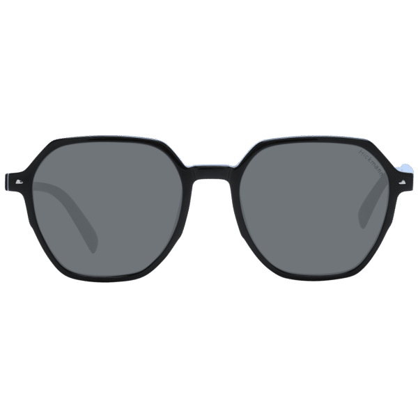 Ana Hickmann Sonnenbrille HIY9000 50A01 – Frontansicht mit Azetat Rahmen und Grau Gläsern