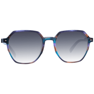 Ana Hickmann Sonnenbrille HIY9000 50E01 – Frontansicht mit Azetat Rahmen und Grau Gläsern