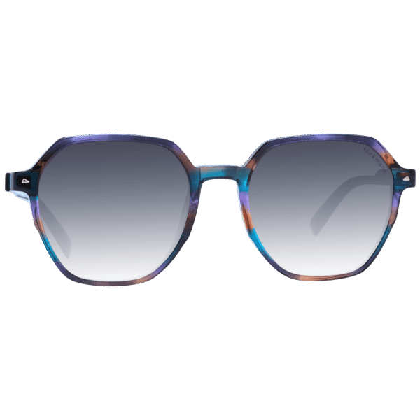 Ana Hickmann Sonnenbrille HIY9000 50E01 – Frontansicht mit Azetat Rahmen und Grau Gläsern