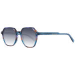 Ana Hickmann Quadrat Sonnenbrille HIY9000 50E01 in Blau – 45° Seitenansicht