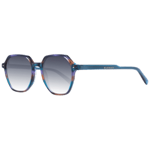 Ana Hickmann Quadrat Sonnenbrille HIY9000 50E01 in Blau – 45° Seitenansicht