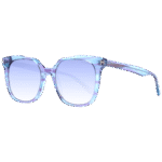 Ana Hickmann Quadrat Sonnenbrille HIY9002 50E01 in Lila – 45° Seitenansicht