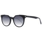 Ana Hickmann Katzenaugen Sonnenbrille HIY9003 48A01 in Schwarz – 45° Seitenansicht