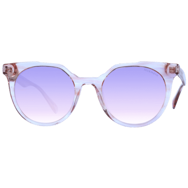 Ana Hickmann Sonnenbrille HIY9003 48E01 – Frontansicht mit Azetat Rahmen und Rosa Gläsern