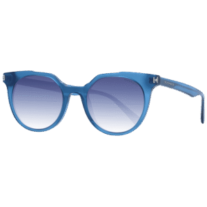 Ana Hickmann Katzenaugen Sonnenbrille HIY9003 48T01 in Blau – 45° Seitenansicht
