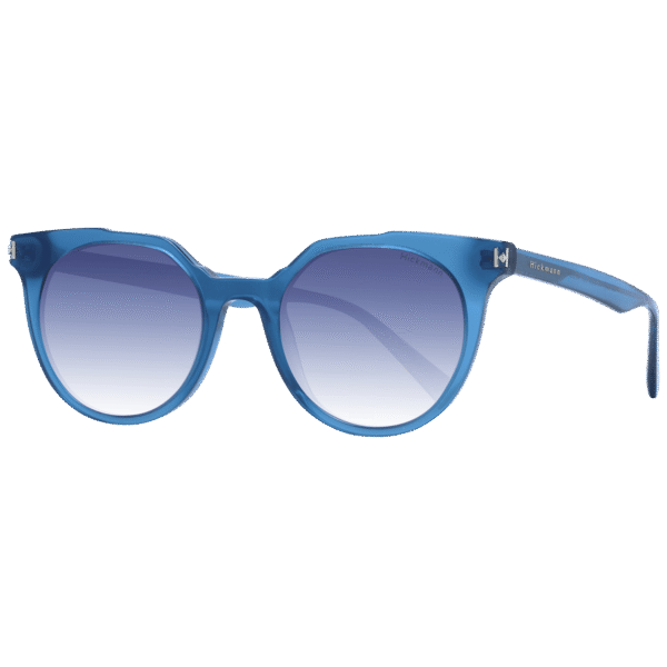 Ana Hickmann Sonnenbrille HIY9003 48T01 – 45° Seitenansicht Ana Hickmann Katzenaugen Sonnenbrille HIY9003 48T01 in Blau – 45° Seitenansicht