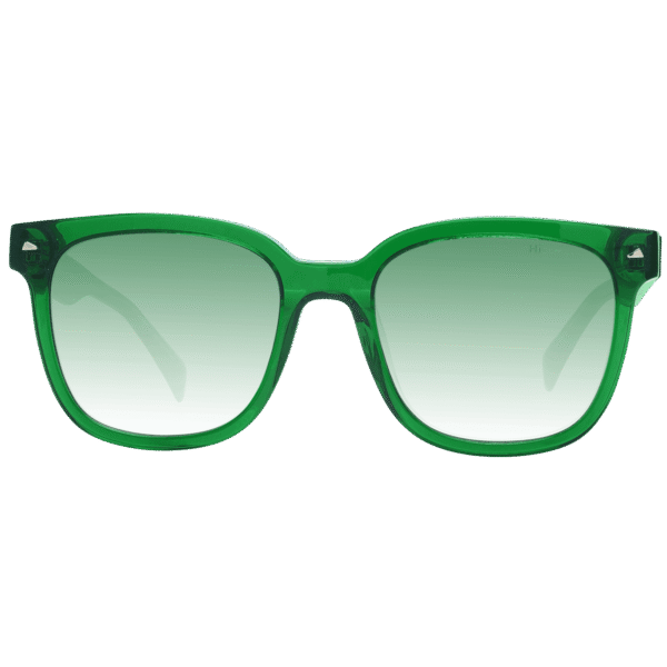 Ana Hickmann Sonnenbrille HIY9005 50H01 – Frontansicht mit Azetat Rahmen und Grün Gläsern