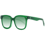 Ana Hickmann Quadrat Sonnenbrille HIY9005 50H01 in Grün – 45° Seitenansicht