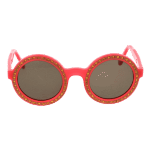 Andy Wolf Sonnenbrille Wonder 46D – Frontansicht mit Azetat Rahmen und Braun Gläsern