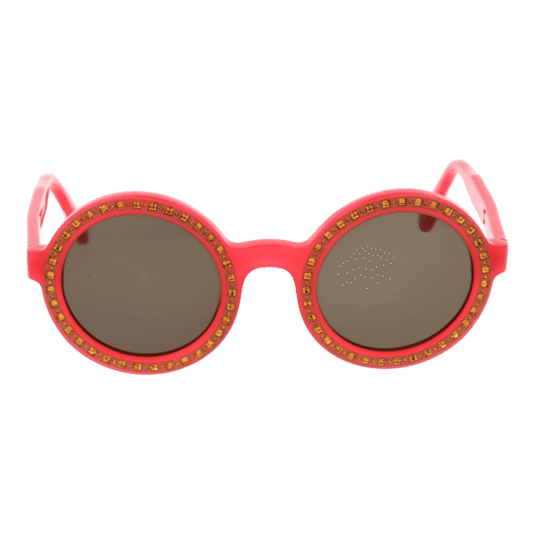 Andy Wolf Sonnenbrille Wonder 46D – Frontansicht mit Azetat Rahmen und Braun Gläsern