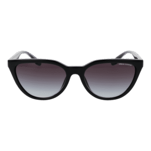 Armani Exchange Sonnenbrille 0AX4130SU 5681588G – Frontansicht mit Kunststoff Rahmen und Grau Gläsern