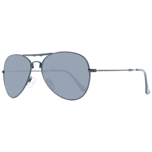 Aviator Sonnenbrille AVGSR 635BK – Frontansicht mit Metall Rahmen und Grau Gläsern