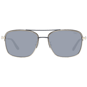 BMW Sonnenbrille BW0029-D 6030A – Frontansicht mit Metall Rahmen und Grau Gläsern