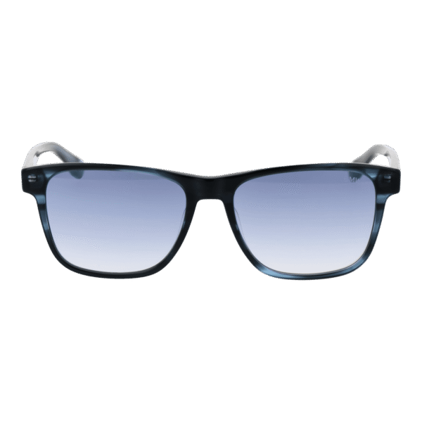 BMW Sonnenbrille BW0032 5505W – Frontansicht mit Azetat Rahmen und Blau Gläsern