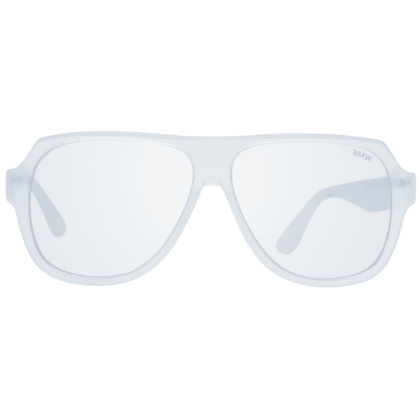BMW Sonnenbrille BW0035 5926C – Frontansicht mit Kunststoff Rahmen und Grau Gläsern