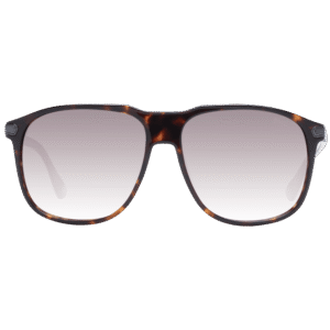 BMW Sonnenbrille BW0036 5852P – Frontansicht mit Kunststoff Rahmen und Braun Gläsern